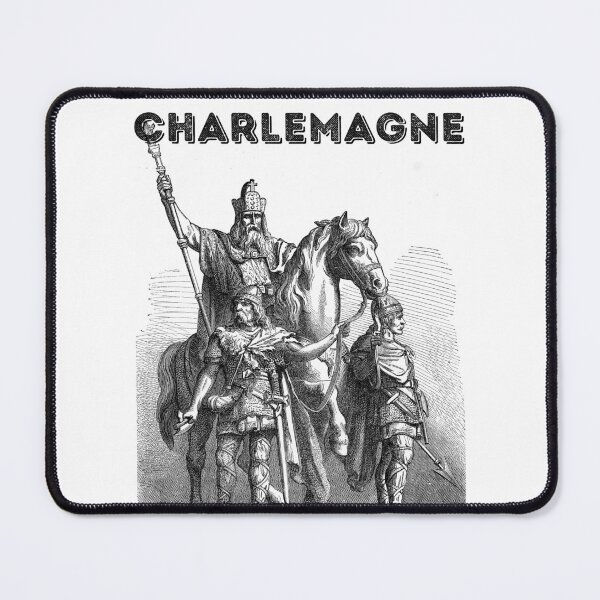 Item preview, Charlemagne Equestrian Illustration designed and sold by DRJProds-Merch.