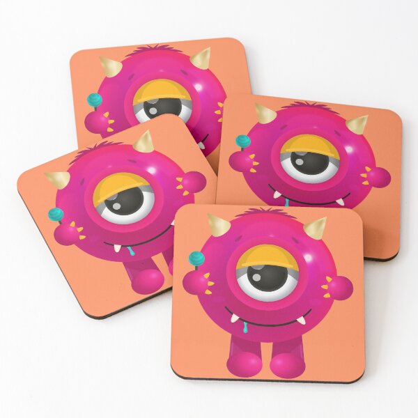 Item preview, Cute Monster Chibi Creature Kids Children Halloween designed and sold by cutieotter.