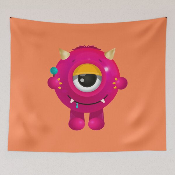 Item preview, Cute Monster Chibi Creature Kids Children Halloween designed and sold by cutieotter.