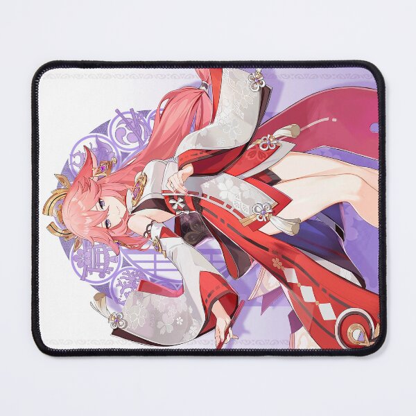 Item preview, Genshin Impact - Yae Miko Character Official Poster designed and sold by Krimsy.