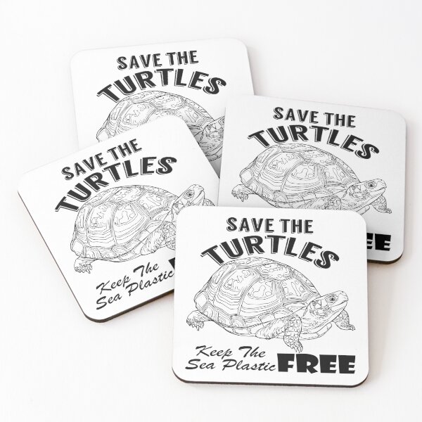 Item preview, Save the turtles keep the sea plastic free shirts, Save the turtles keep the sea plastic free masks, Save the turtles keep the sea plastic free stickers  designed and sold by Poussyarts.