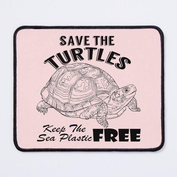 Item preview, Save the turtles keep the sea plastic free shirts, Save the turtles keep the sea plastic free masks, Save the turtles keep the sea plastic free stickers  designed and sold by Poussyarts.