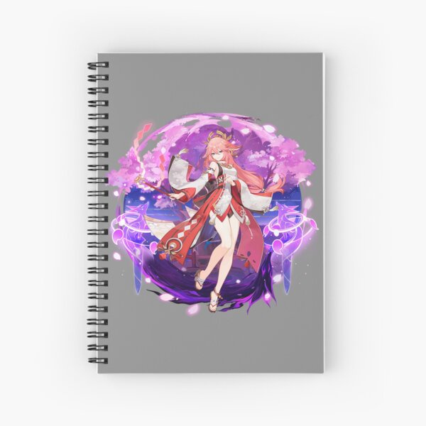 Cuaderno De Espiral Genshin Impact Deseo Del Personaje Oficial De Yae Miko Gacha Splash Art 6248