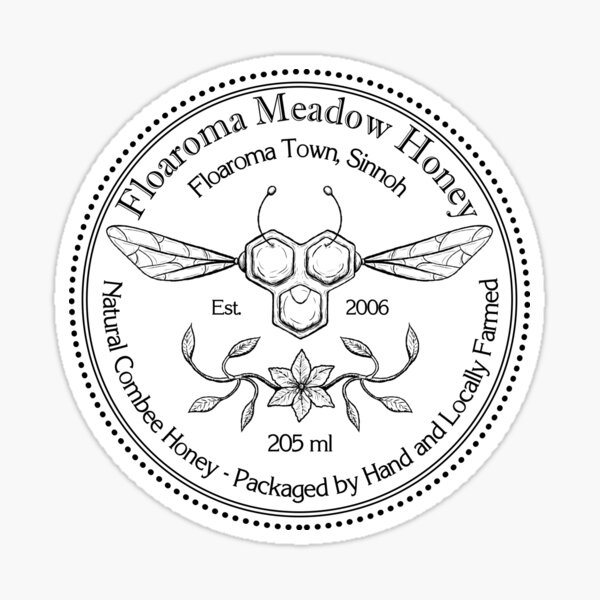 Floaroma Honey Logo Sticker