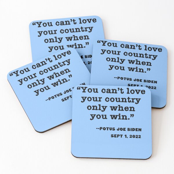 Item preview, POTUS BIDEN YOU CANT LOVE YOUR COUNTRY ONLY WHEN YOU WIN designed and sold by LoveAndDefiance.
