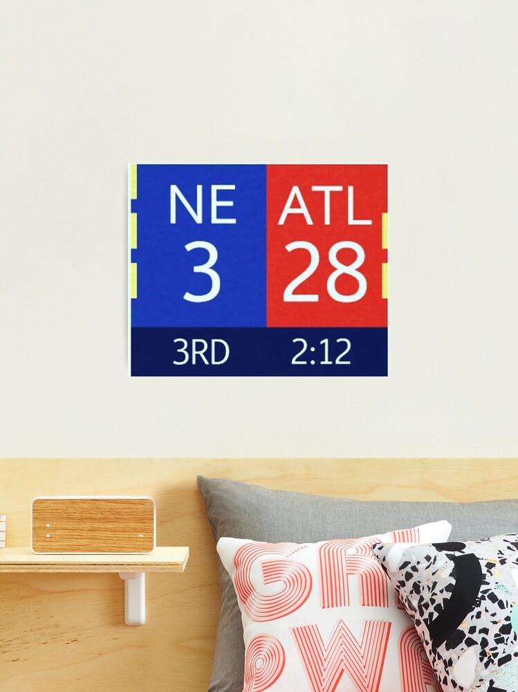 The Falcons 28-3 Lead Poster for Sale by JKWArtwork