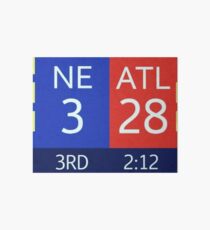 The Falcons 28-3 Lead Art Board Print