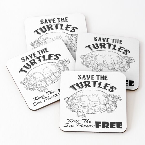 Item preview, Save the turtles keep the sea plastic free shirts, Save the turtles keep the sea plastic free masks, Save the turtles keep the sea plastic free stickers  designed and sold by Poussyarts.