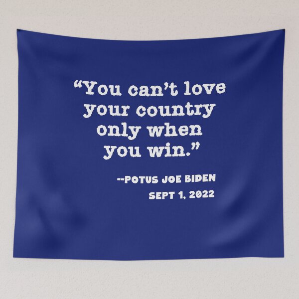 Item preview,  POTUS BIDEN YOU CANT LOVE YOUR COUNTRY ONLY WHEN YOU WIN designed and sold by LoveAndDefiance.