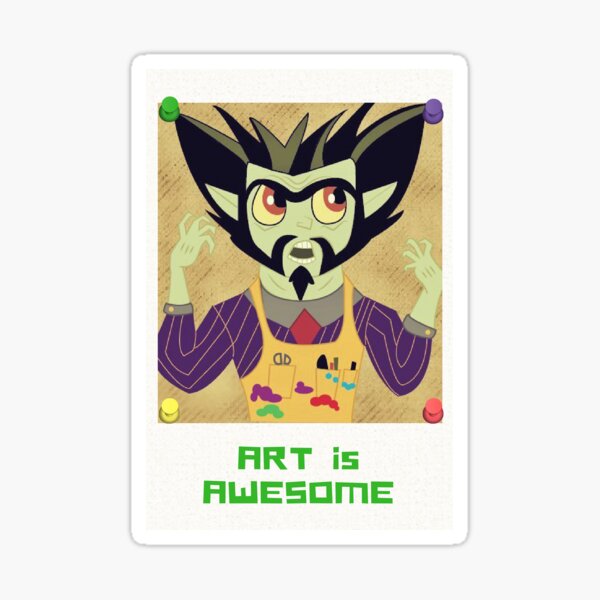 Art is Awesome! Sticker