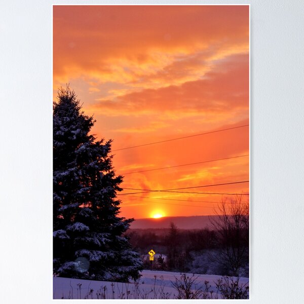 Item preview, Sunset After the Snowstorm designed and sold by Kathleen Daley.