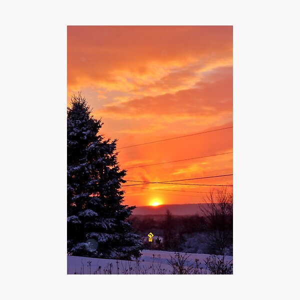 Item preview, Sunset After the Snowstorm designed and sold by Kathleen Daley.