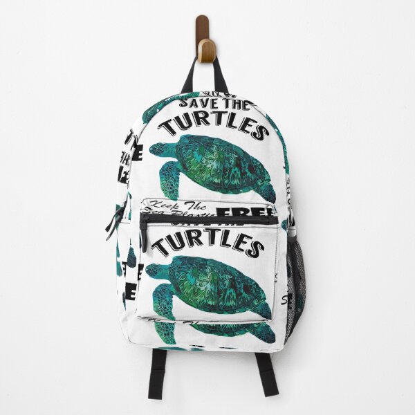 Item preview, Save the turtles keep the sea plastic free shirts, Save the turtles keep the sea plastic free masks, Save the turtles keep the sea plastic free stickers designed and sold by Poussyarts.