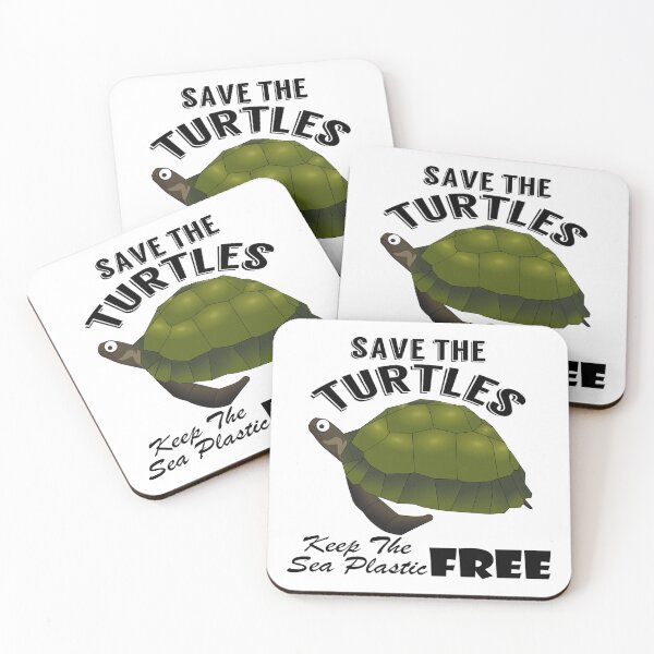 Item preview, Save the turtles keep the sea plastic free shirts, Save the turtles keep the sea plastic free masks, Save the turtles keep the sea plastic free stickers  designed and sold by Poussyarts.
