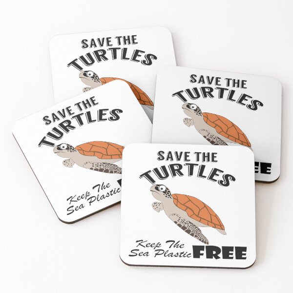 Item preview, Save the turtles keep the sea plastic free shirts, Save the turtles keep the sea plastic free masks, Save the turtles keep the sea plastic free stickers  designed and sold by Poussyarts.