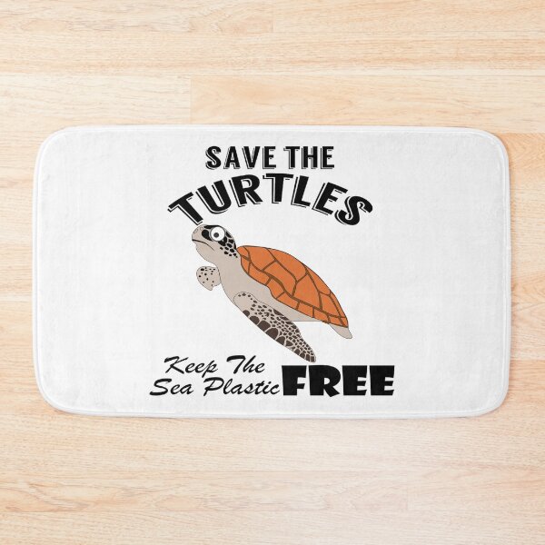 Item preview, Save the turtles keep the sea plastic free shirts, Save the turtles keep the sea plastic free masks, Save the turtles keep the sea plastic free stickers  designed and sold by Poussyarts.