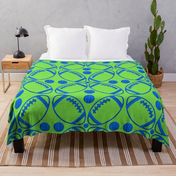 Item preview, Patrón de fútbol neón verde y azul. designed and sold by KCAbdelnour.