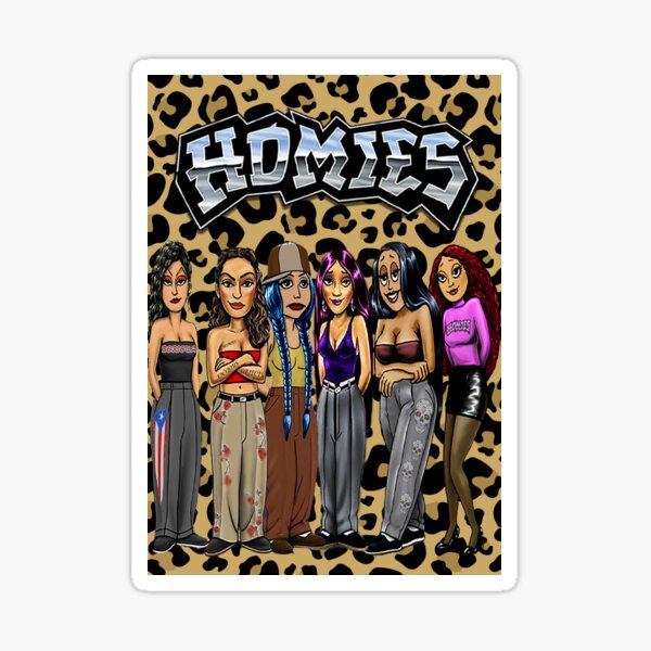 Lil Homies Chula Sticker For Sale By Enviousobjects2 Redbubble