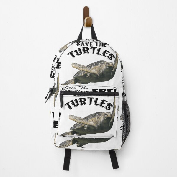 Item preview, Save the turtles keep the sea plastic free shirts, Save the turtles keep the sea plastic free masks, Save the turtles keep the sea plastic free stickers designed and sold by Poussyarts.