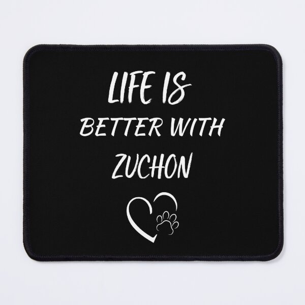 Item preview, LIFE IS BETTER WHITH ZUCHON T-SHIRT, Zuchon Dog T-SHIRT, SHICHON DOG T-SHIRT designed and sold by OthStore.