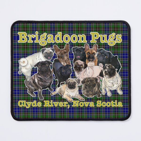 Item preview, Brigadoon Pugs, Clyde River, Nova Scotia designed and sold by FivePugs.