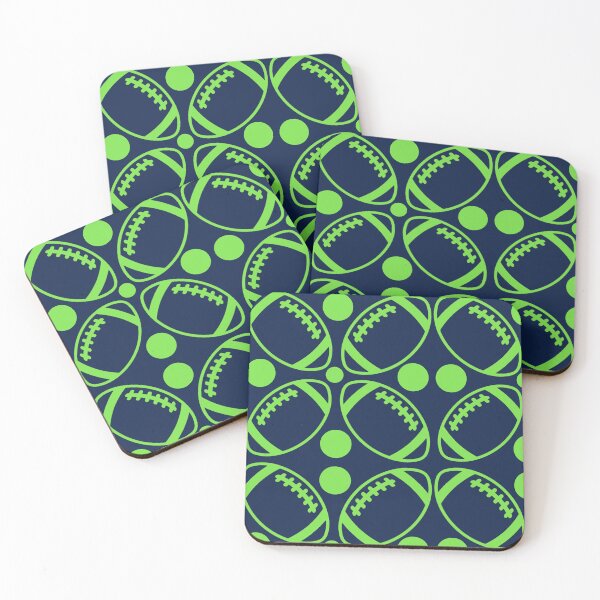 Item preview, Patrón de fútbol neón verde y azul. designed and sold by KCAbdelnour.