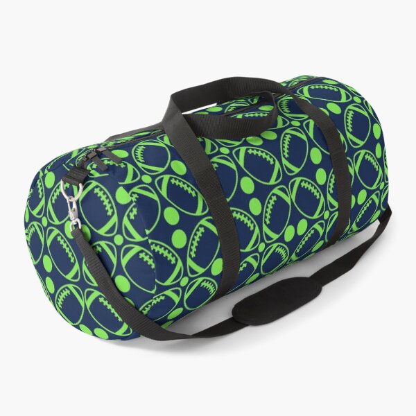 Item preview, Football neon green and blue pattern designed and sold by KCAbdelnour.