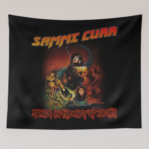 Item preview, Distressed Sammi Curr - Songs In The Key Of Death designed and sold by TeeArcade84.