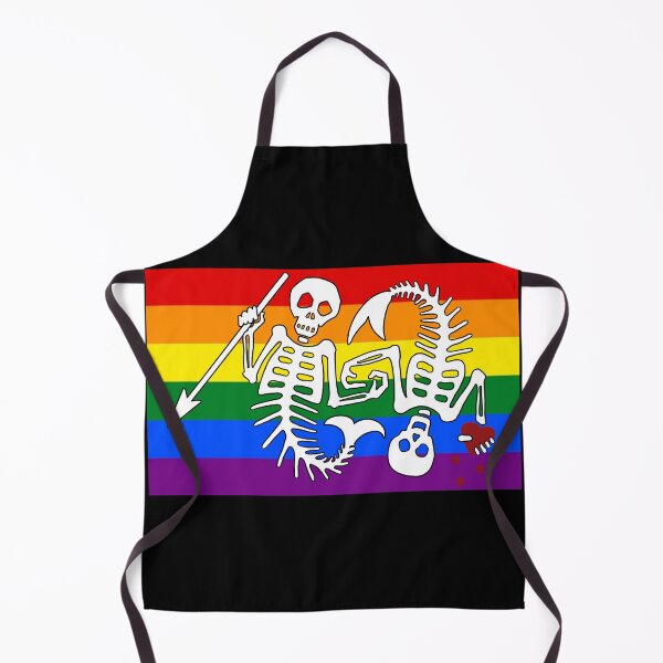 Item preview, OFMD season 2 rainbow pride mermaid pirate flag Blackbeard Stede Bonnet flag designed and sold by Theoldgirl900.