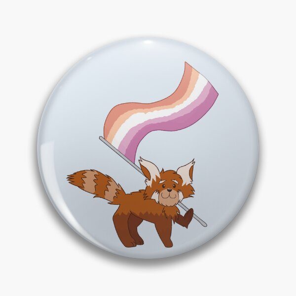 Item preview, Red Panda Lesbian Pride designed and sold by Quirkball.