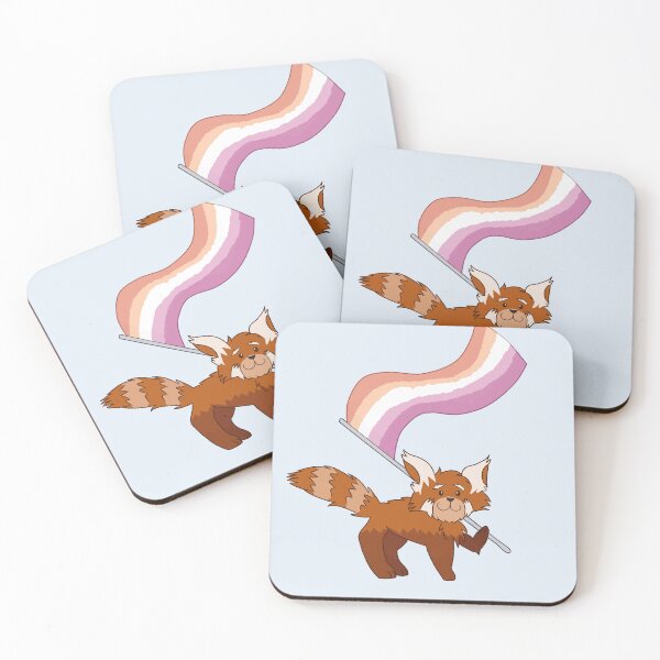 Item preview, Red Panda Lesbian Pride designed and sold by Quirkball.