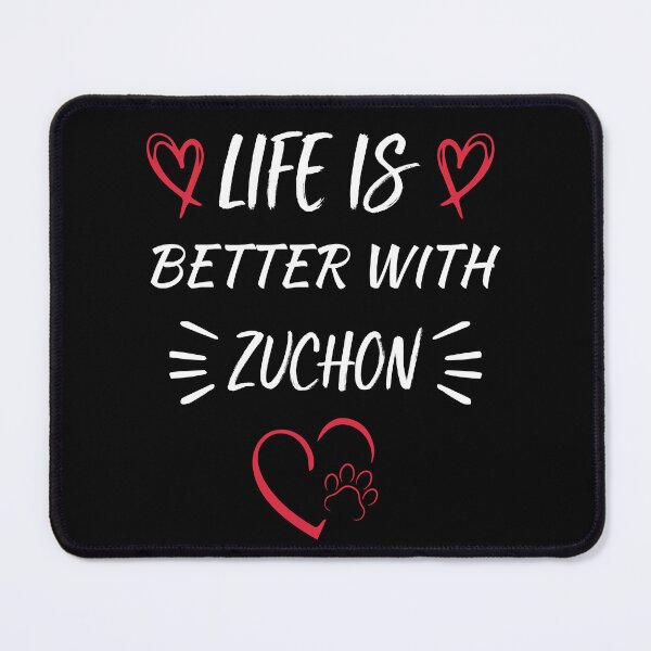 Item preview, LIFE IS BETTER WHITH ZUCHON T-SHIRT, ZUCHON DOG T-SHIRT, SHICHON DOG T-SHIRT, PUPPY T-SHIRT designed and sold by OthStore.