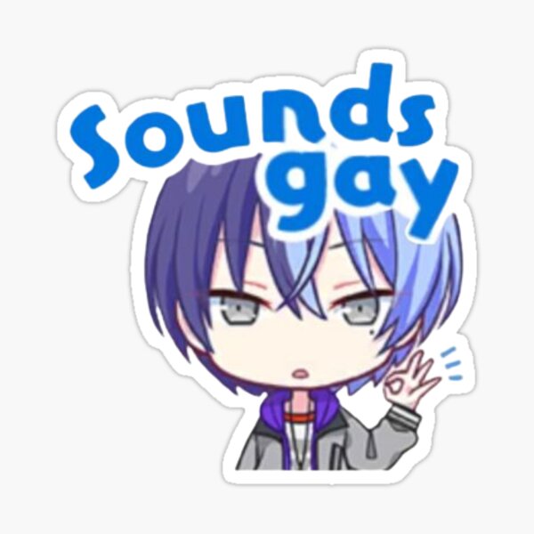 Item preview, sounds gay toya aoyagi project sekai sticker designed and sold by Akiro Rowan.