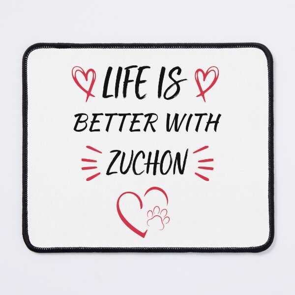 Item preview, LIFE IS BETTER WHITH ZUCHON T-SHIRT, ZUCHON DOG T-SHIRT, SHICHON DOG T-SHIRT, PUPPY T-SHIRT designed and sold by OthStore.