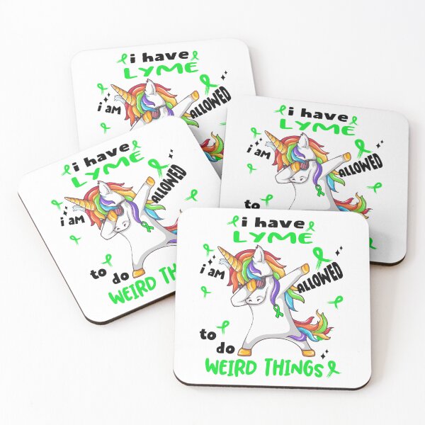 Item preview, Lyme Awareness Funny I have Lyme i'm allowed to do Weird Things! designed and sold by JanetShop809.