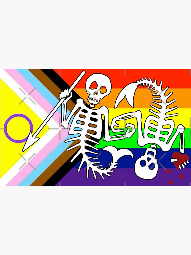 Ofmd Season 2 Mermaid Pirate Progress Pride Flag Blackbeard Stede Bonnet Our Flag Means Death 3055