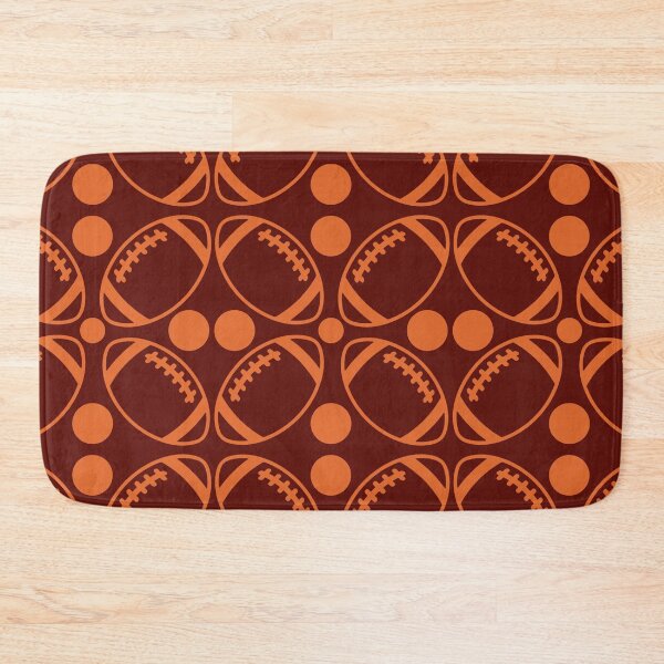 Item preview,  Football maroon and orange pattern 1 designed and sold by KCAbdelnour.