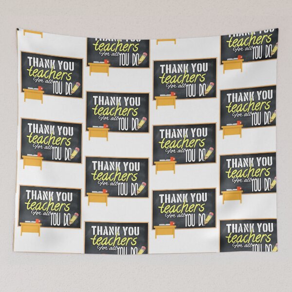 Item preview, Educational phrases, Thank you teachers for all you do designed and sold by CraktmanShop.