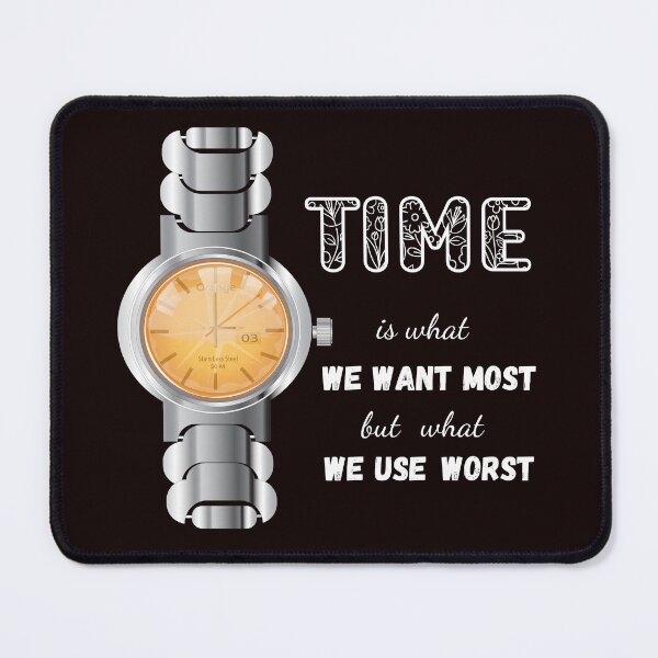 Item preview, Time Motivational Quote designed and sold by karyalangit.
