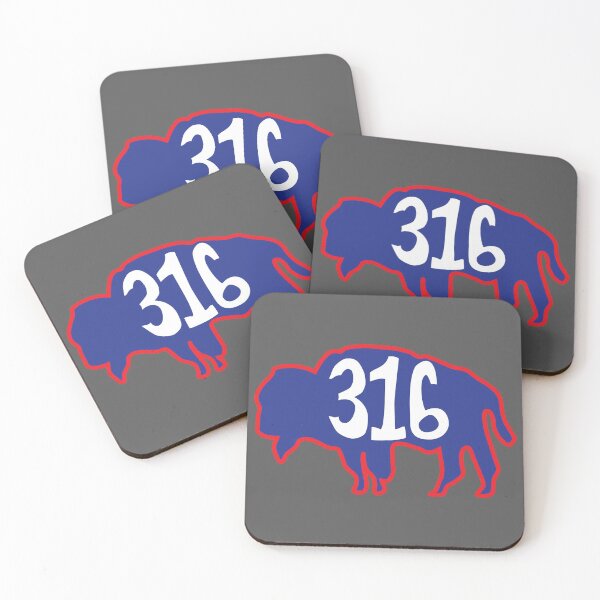 Item preview, Hand Drawn Kansas Buffalo 316 Crimson Red Blue designed and sold by itsrturn.