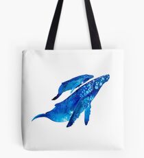 Humpback Mother and Calf Tote Bag