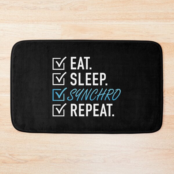 Item preview, Eat Sleep Synchro Repeat Essential T-Shirt designed and sold by cmarazdv.
