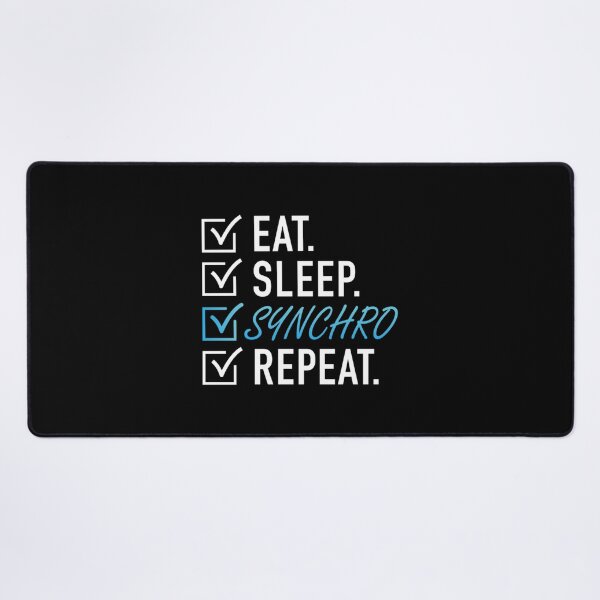 Item preview, Eat Sleep Synchro Repeat Essential T-Shirt designed and sold by cmarazdv.