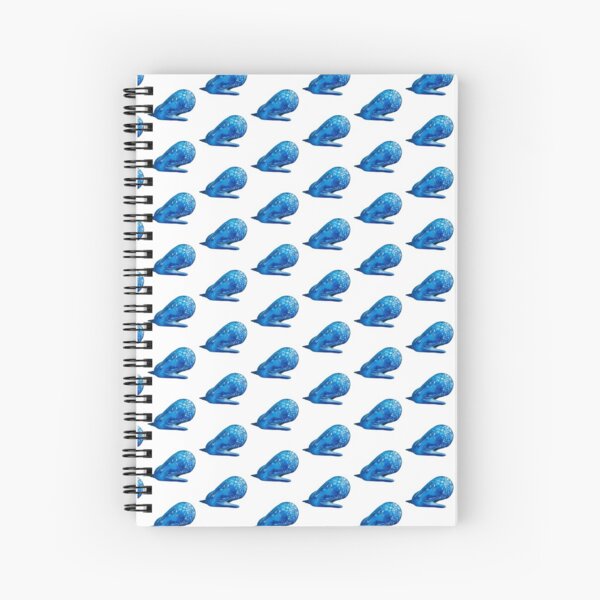 Smiling Sperm Whale Spiral Notebook