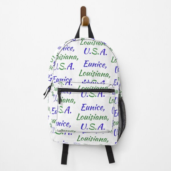 Item preview, Eunice, Louisiana, U.S.A. in blue and green designed and sold by LeJeuneGifts.