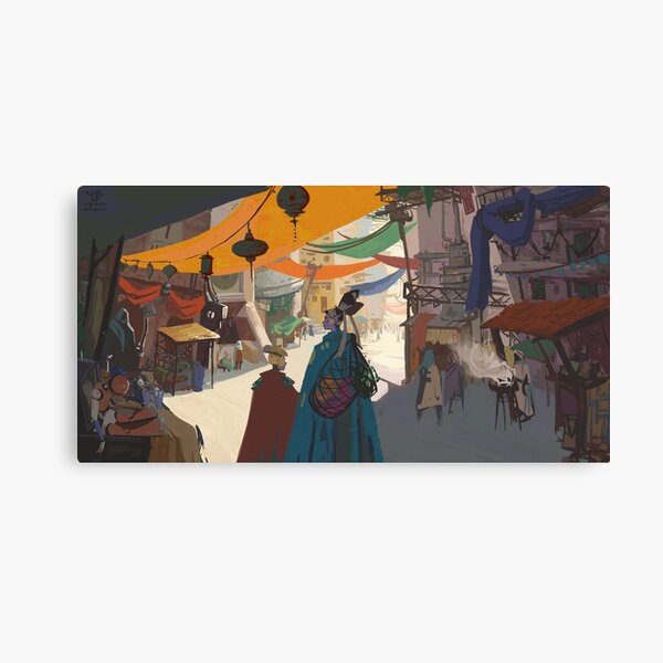 Vista previa del artículo con la obra «Mercado de VOYAGE», diseñado y vendido por SylSprite.