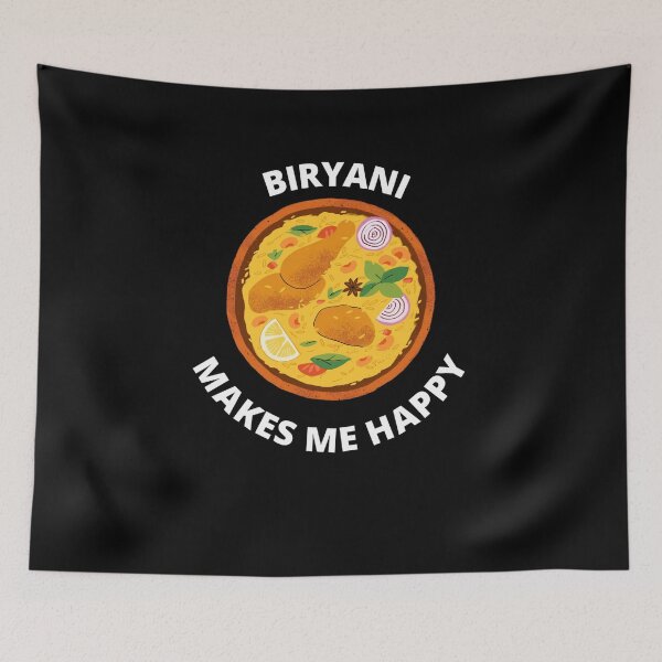 Artikelvorschau, Biryani macht mich glücklich Essen Pakistan Männer Frauen entworfen und verkauft von Jeangel97.