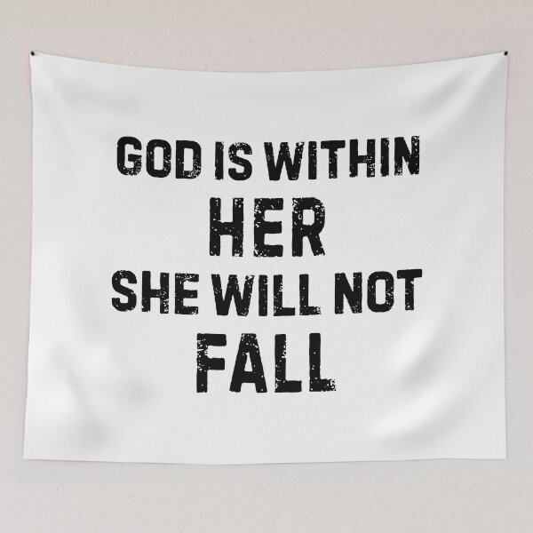 Item preview, God Is Within Her She Will Not Fall Psalm 46:5 designed and sold by allysmar.