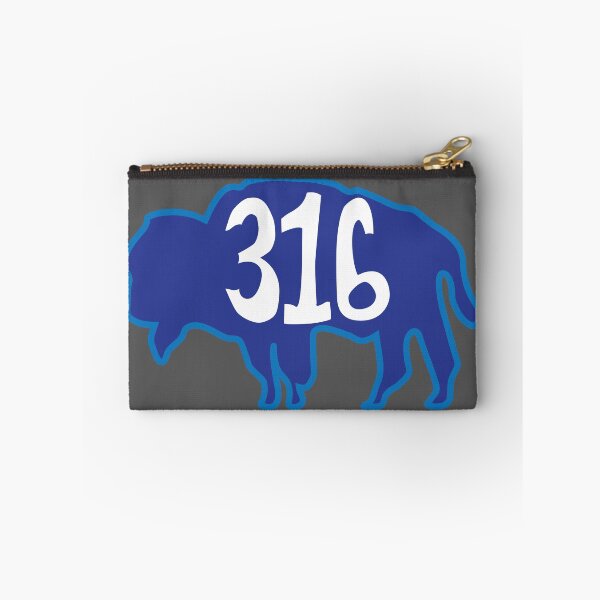 Item preview, Hand Drawn Kansas Buffalo 316 Royal Blue designed and sold by itsrturn.