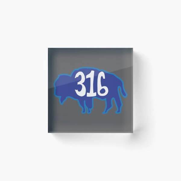 Item preview, Hand Drawn Kansas Buffalo 316 Royal Blue designed and sold by itsrturn.